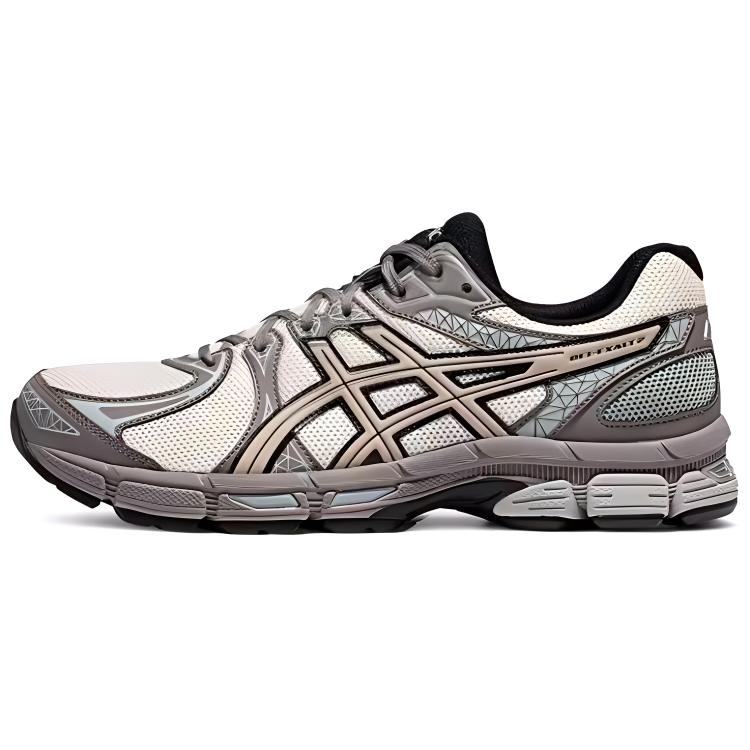 Asics Gel-Exalt 2 Fashion Lightweight Shock Absorbing Durable Breathable Low-Top Running Shoes Men sneaker White Gray Brown 1011B918-100