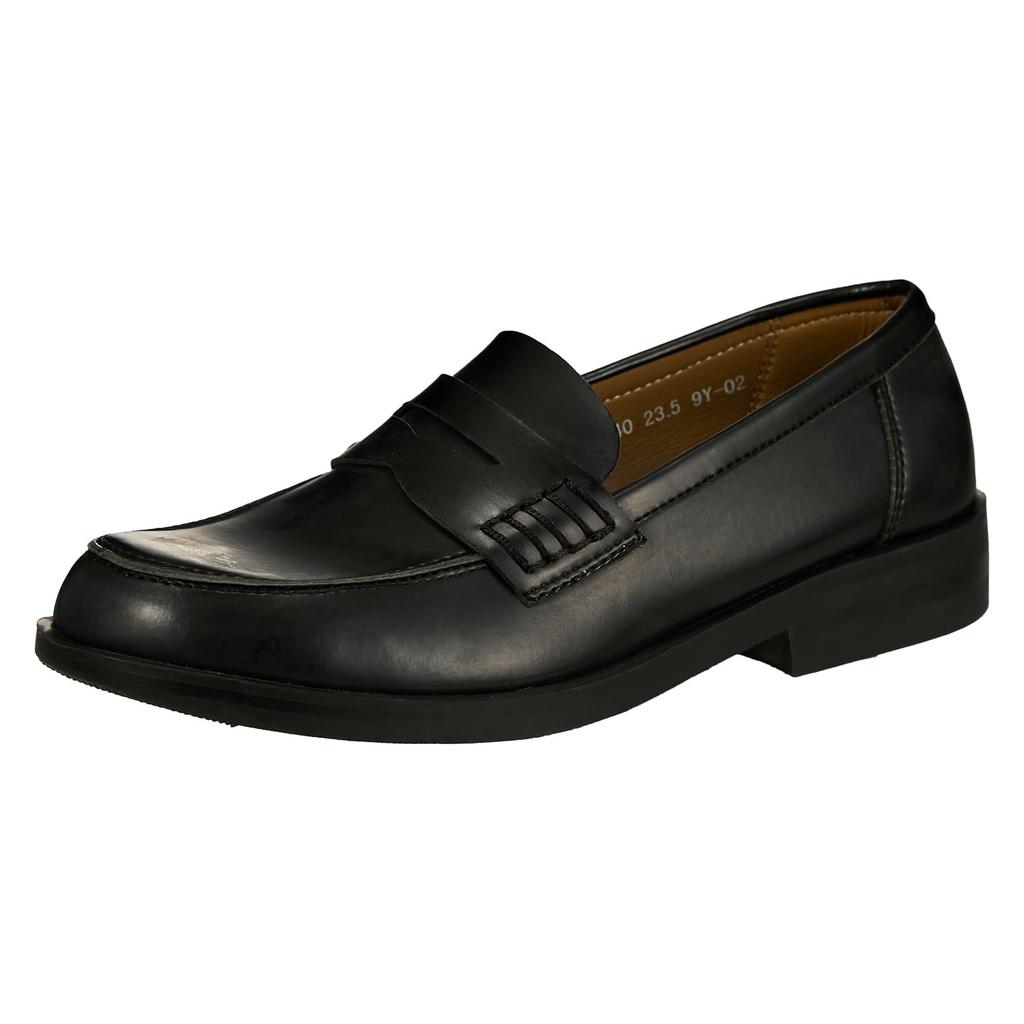 Moonstar BVL640 Black Size 3E Boys' Loafers, 27.0 Cm,
