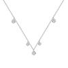 925 Sterling Silver Light Luxury Tassel Shiny Zircon Necklace for Women Korean Exquisite Party Wedding Jewelry Accessories