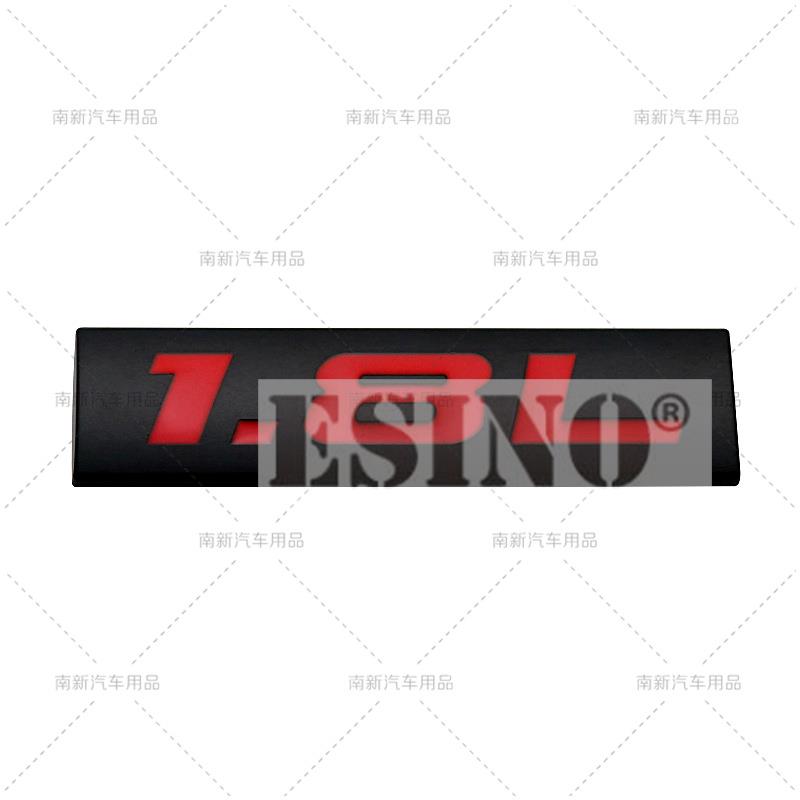3D Metal Chrome Zinc Alloy Adhensive Emblem 1.4L 1.5L 1.6L 1.7L 1.8L 1.9L Body Trunk Fender Badge Accessory