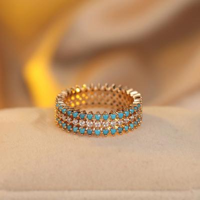 Hot Selling Circular Full Circle Simple and Niche Versatile Design Ring