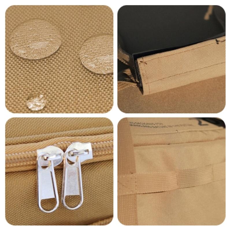 Camping Cookware Bag Large Capacity Picnics Tableware Organizers Gas Stove Pots Portable Carrying Bag Easy to Carry