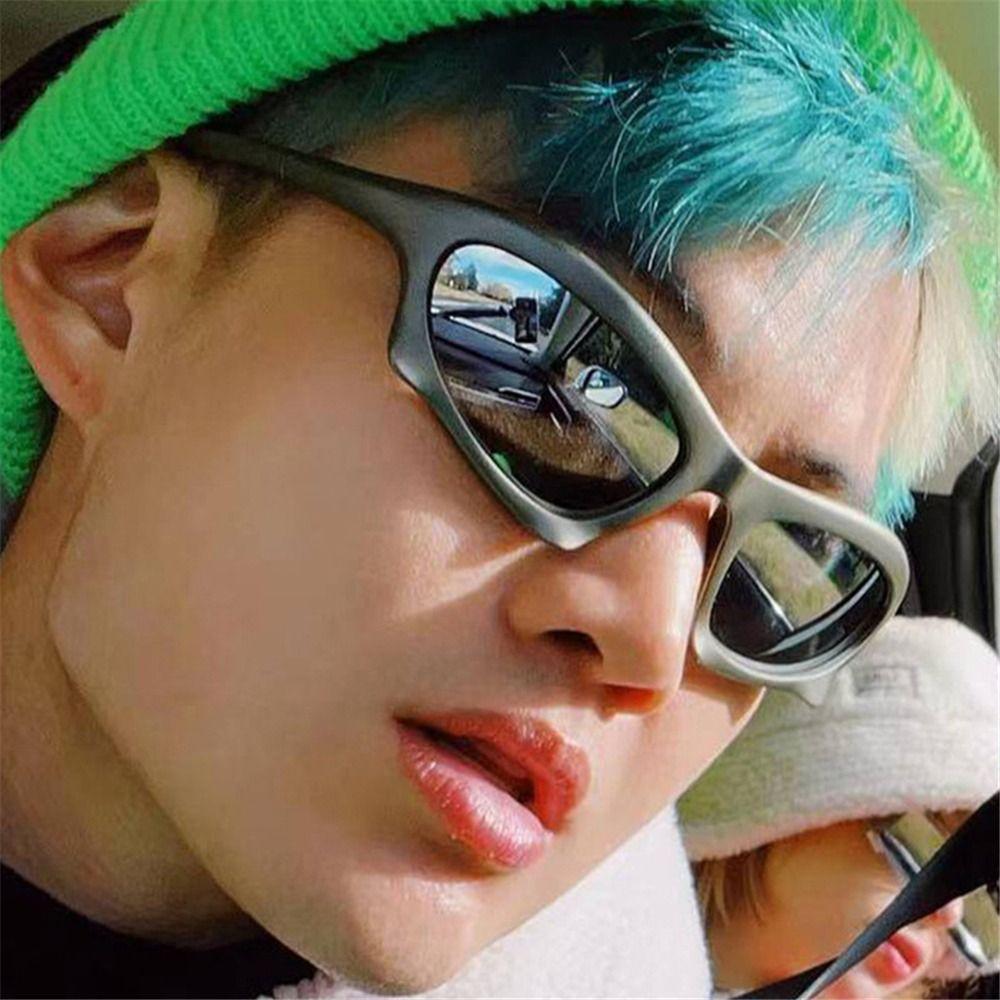 

Women Men Irregular Punk Goggles Shades Sports Sun Glasses Sunglasses C3