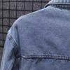 Men's Trendy American Retro Light Blue Denim Jacket - Loose Fit for Spring and Autumn