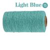 2mm 100M Macrame Cord Corda di cotone Spago Filo Stringa Artigianato Cucito fai da te Fatti a mano Arazzi Boemia Festa di nozze Decorazioni per la casa