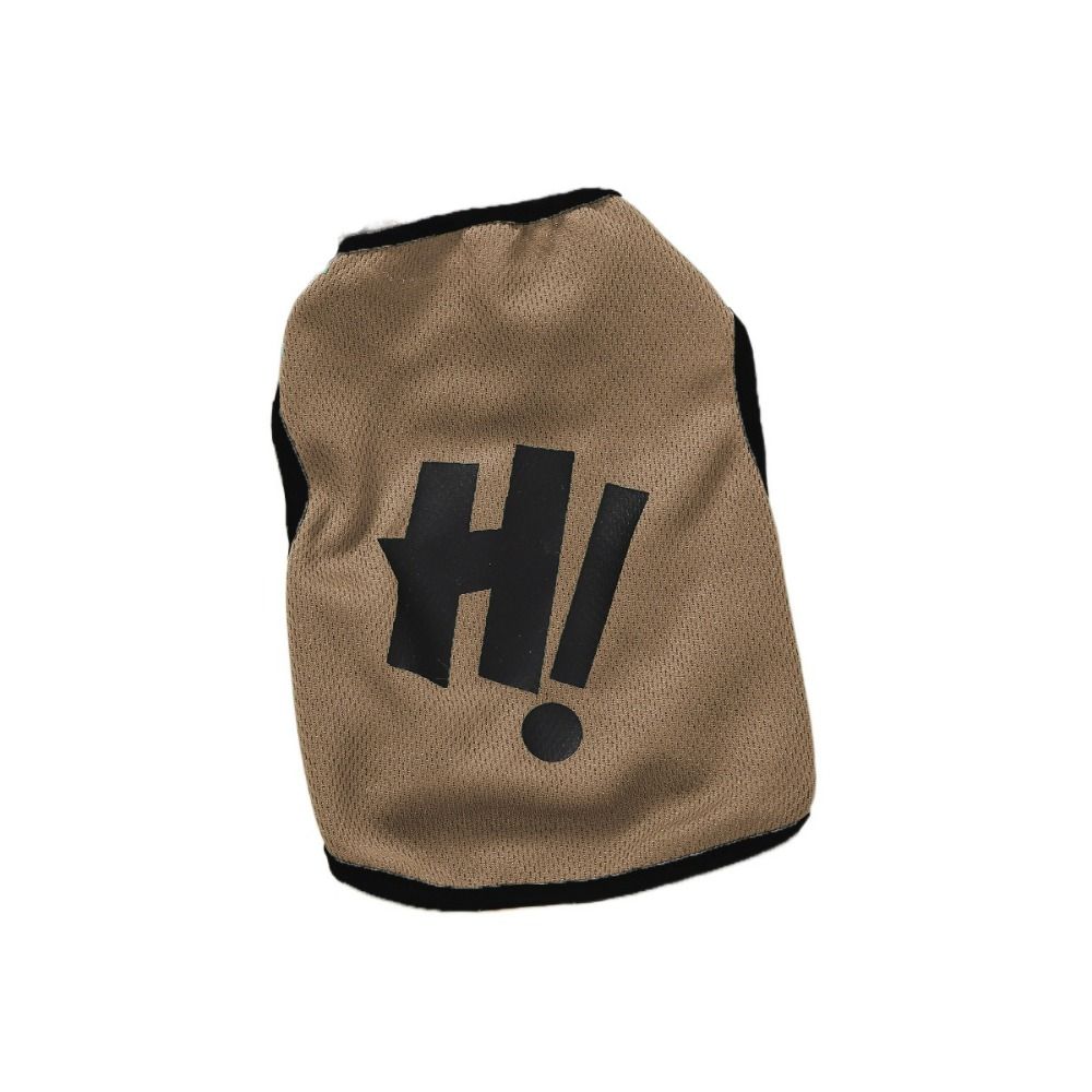 

Breathable Cat Sleeveless Vest Soft Pet Print Vest Funny Puppy Tank Top for Dogs Puppy XS коричневий