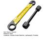 Angle Block Removal Wrench Tool Double-Ended Ratcheting Plumber Wrench Non-Slip Grip Pipe Angle Stop Wrench Kit