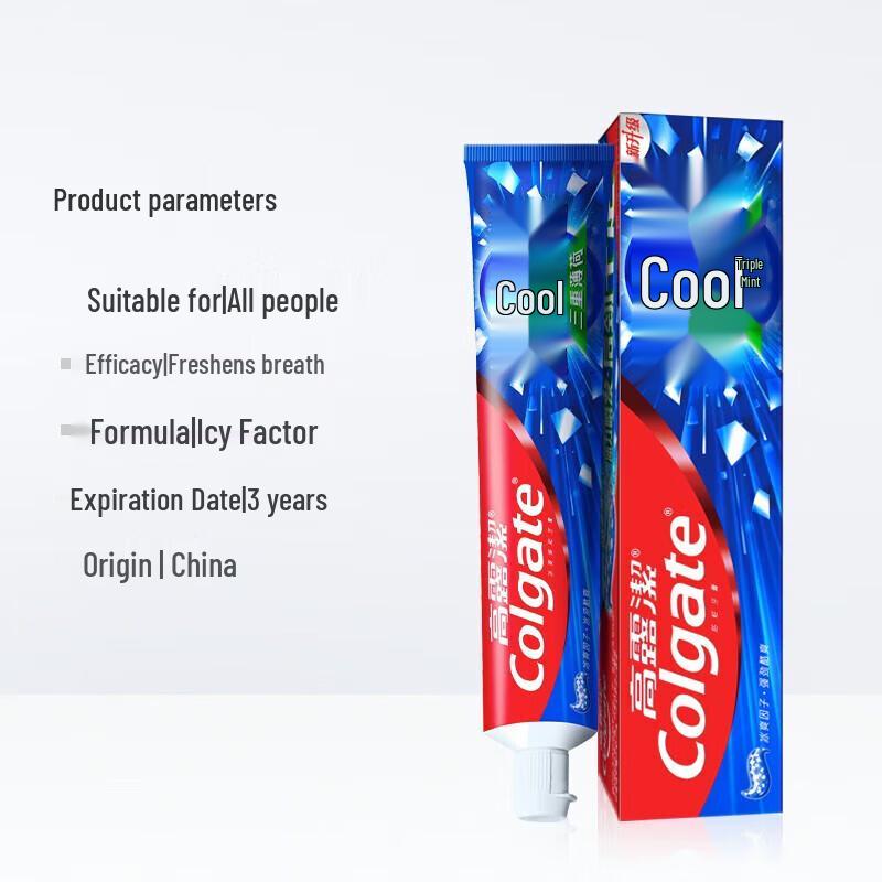 Colgate Vitality Mint Mouthwash & Ice Fresh Mint Toothpaste Bundle