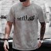Men's Street Wear T-shirt Summer Fashion Tee Shirt Evolution Motorbiker Motorcycles Tops Casual Men Tshirts Oversized Streetwear