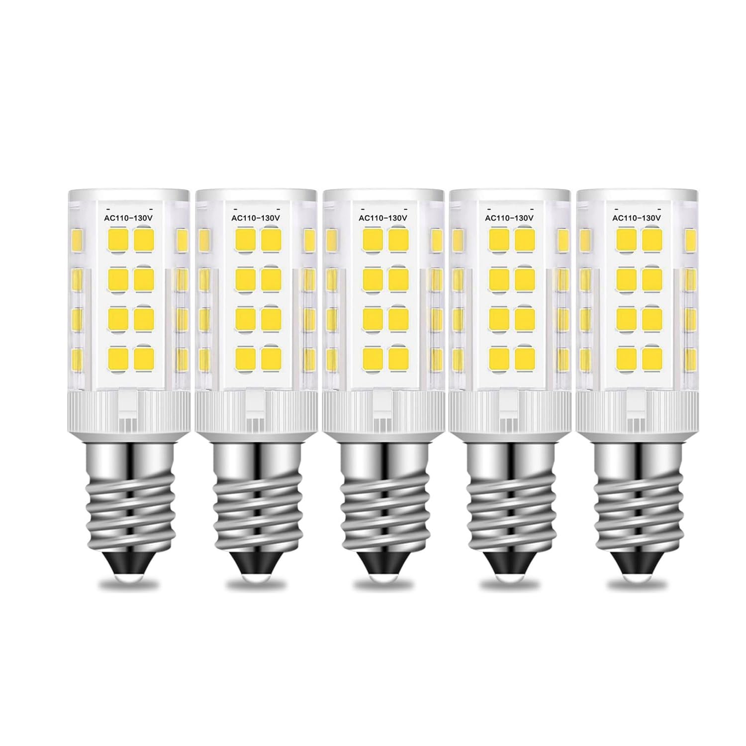 

E14 base bulb, equivalent to a 40W halogen lamp, energy-saving, high brightness 400LM, wide beam distribution in all directions, dimmable, C35,