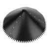 Squirrel Baffle for Bird Feeder Pole PVC Stainless Steel Outside Pole Mount Squirrel Proof Bird House Guard Black