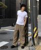Dei Semi-Crop Round Slub Short Sleeve T-Shirt_5 Color