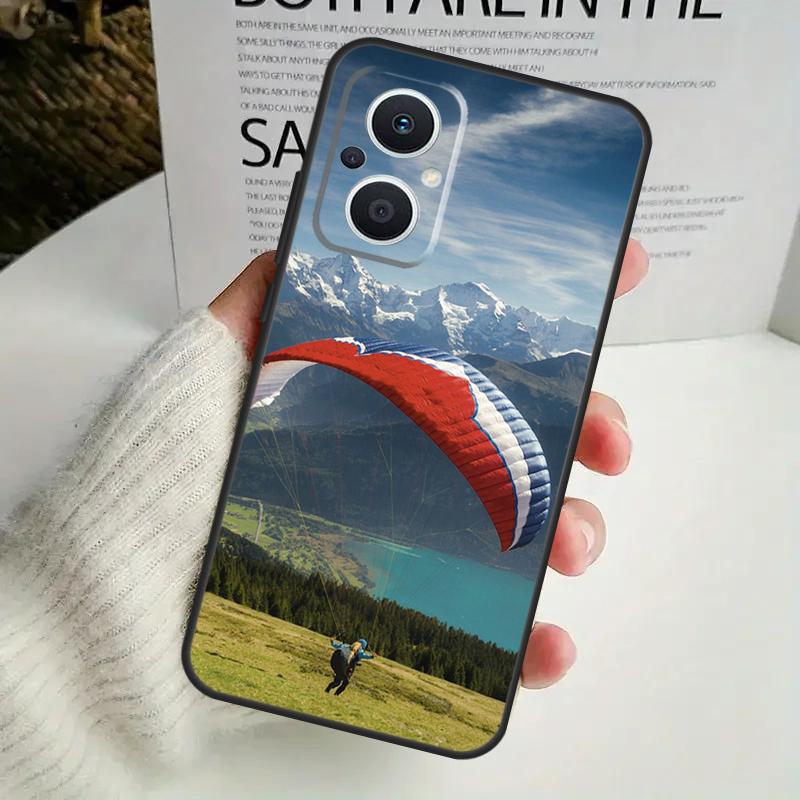 Paragliding Sport Case For OPPO Reno 12F 13F 14F 10 11 12 13 14 Pro 8T 7 8 Lite OPPO Find X6 X5 X8 X9 Pro Cover