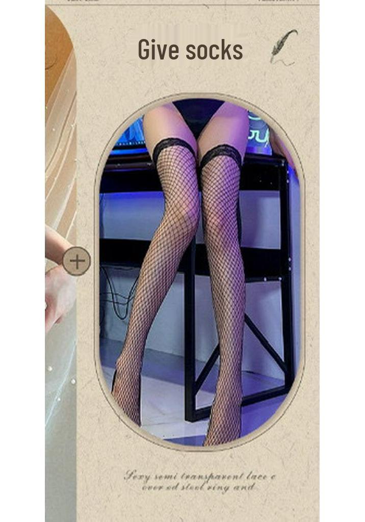 Conjunto de Lencería Sexy Cosplay de Sirvienta: Uniforme Erótico Push-up con Aros de Acero