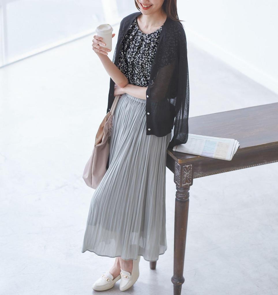 ROPE PICNIC Ruffle Sleeve Black Women's Blouse, (03)