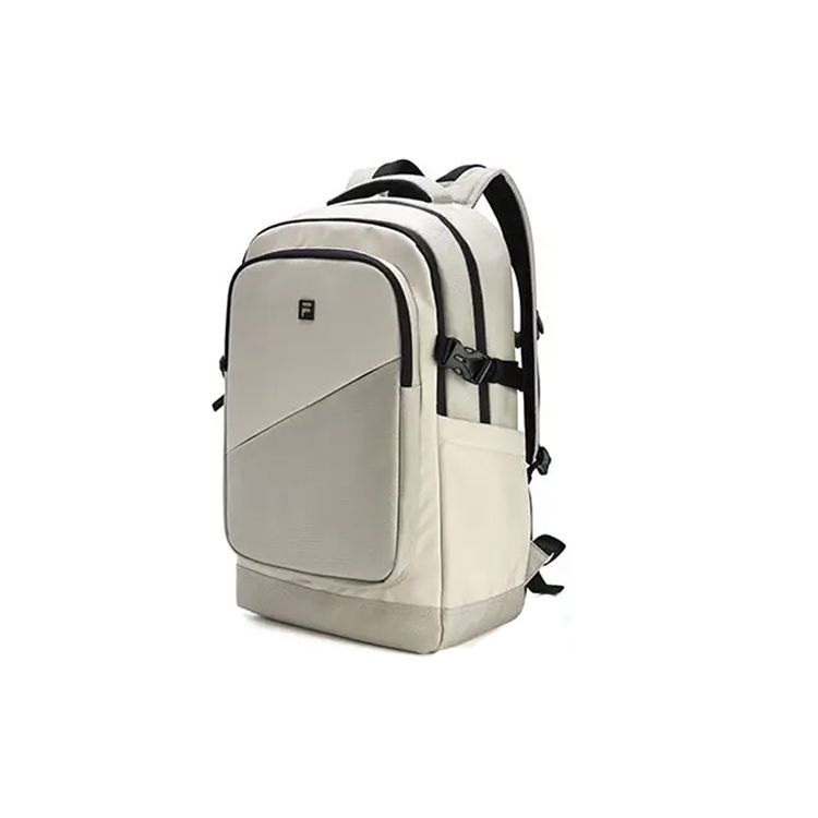 Fila Large Capacity Sports Fabric Laptop Backpack Men Backpack Off-White A13M321105FDY