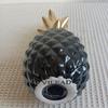 Vilead 30cm Ceramic Pineapple Statue Gold White Black Figurines Centerpiece Living Room Home Decor Office  Bookshelf  Decoration