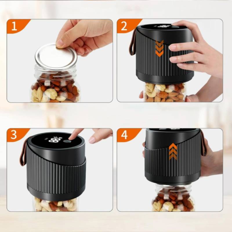 Electric Jar Sealer Vacuum Pump With Automatic Operation For Home And Commercial Food Preservation