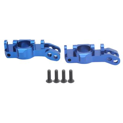 Pair RC Front and Rear CHub Carrier Aluminium Alloy Sturdy Parts for Redcat 1 10 XTE RC Car(Dark Blue )
