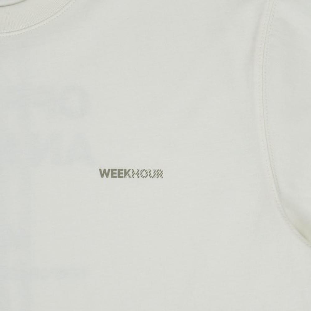 Weekhour Graphic T shirT Ivory