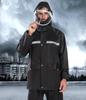 For Bicycles and Long Reflective Easy to Large Windproof and Rain For Heavy Rainy For Commuting to Work or 3XL [SHPEROWW] Men's Raincoat, Rainwear,