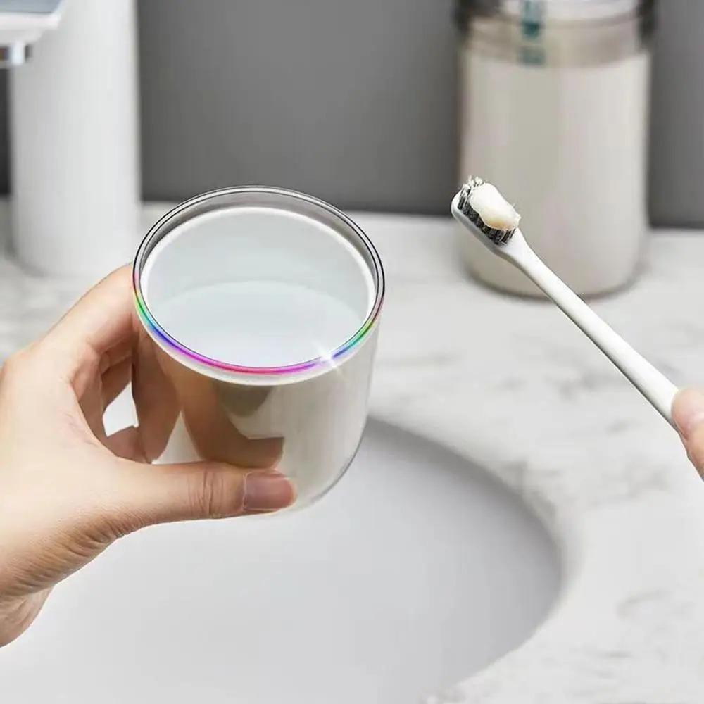 4 Pcs Travel Storage Cup Travel Portable Toothbrush Cup Home Dental Cylinder Toothbrush Storage Box Travel Home Wash Set