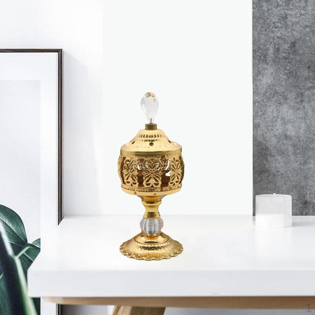 Burner Holder Furnace Censer Home Tea House Yoga Meditation Room Temple Fragrance Diffuser Ornament