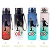 650ml Football Star Water Cup Ronaldo Portable Outdoor Large Capacity Sports Fitness Flip Cover Drinking Bottle Fans Gifts 6