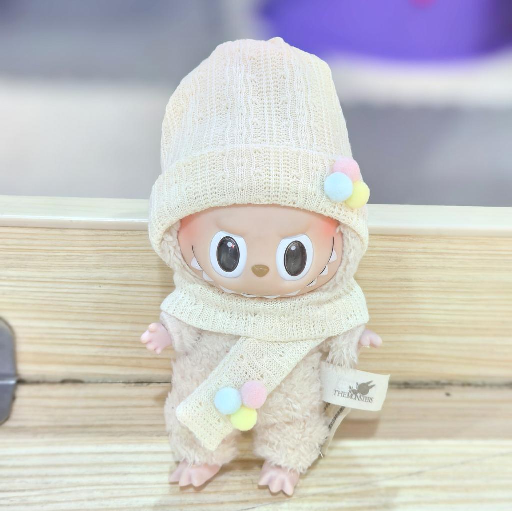 17CM Pendant Doll Baby Clothes First, Second and Third Generation Blind Box Dress Set Accessories