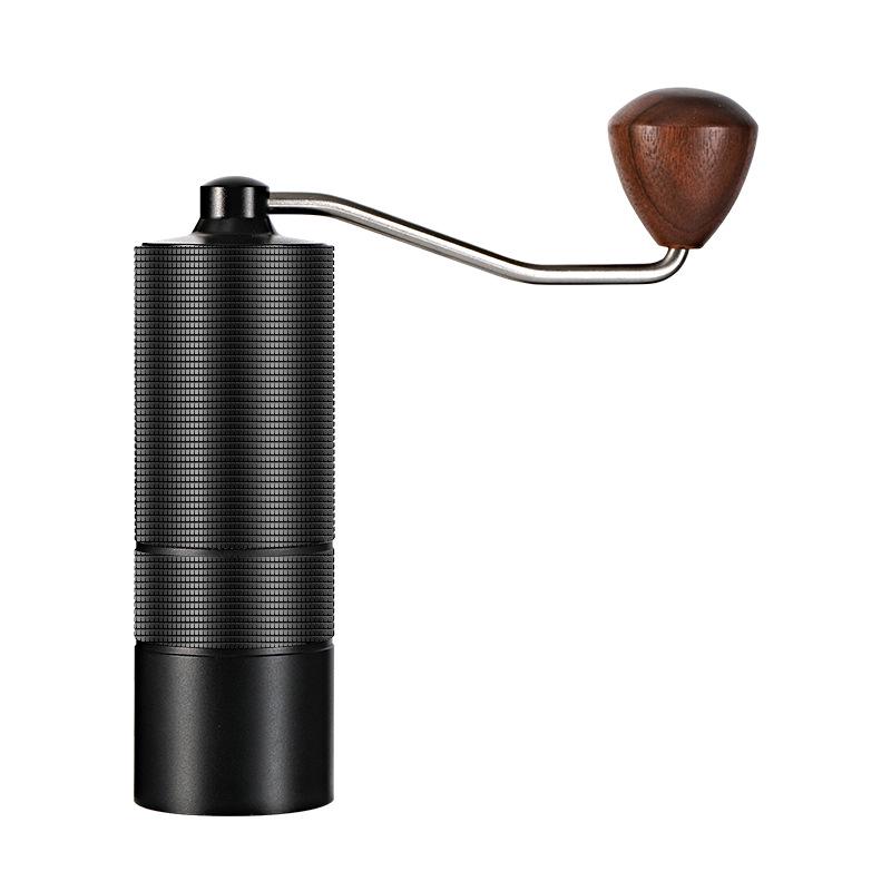 Hand-Crank Manual Coffee Bean Grinder with Stainless Steel Burr