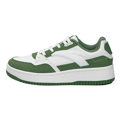982 Retro Fashion Trendy Slip Resistant Durable Low Top Skate Shoes Men Sneakers White Green 112518063R-4