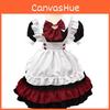 Gothic Vampire Girl Cosplay Costume With Black Red Details For Anime Enthusiasts