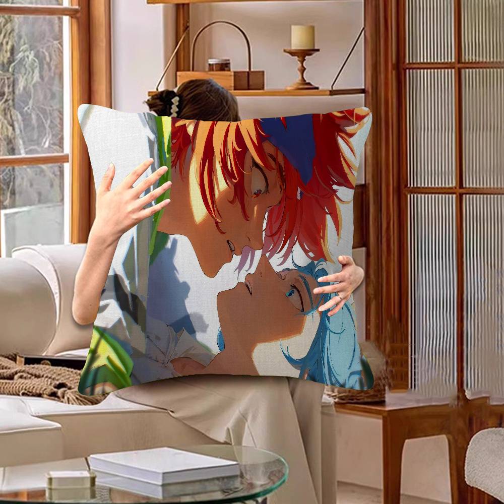 Подушка с принтом мальчика S-Sk8 The Infinity Чехол для подушки Декор детской комнаты Дикая вечеринка Наволочка Подарок на день рождения ребенка 30cmx30cm