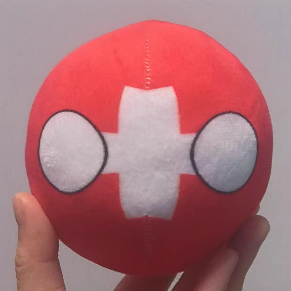 10cm Poľsko guľa plyšový vankúš Bangladéš Írsko Anglicko Škótsko Portoriko Srbsko Wales Nepál Countryball Hračka Darček