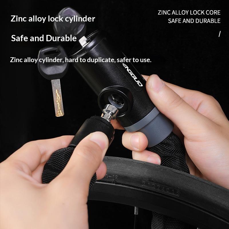BENGGUO Anti Theft Bike Chain Lock for Bicycle/Motorcycle/Electric Scooter Portable Zinc Alloy Core Security Lock