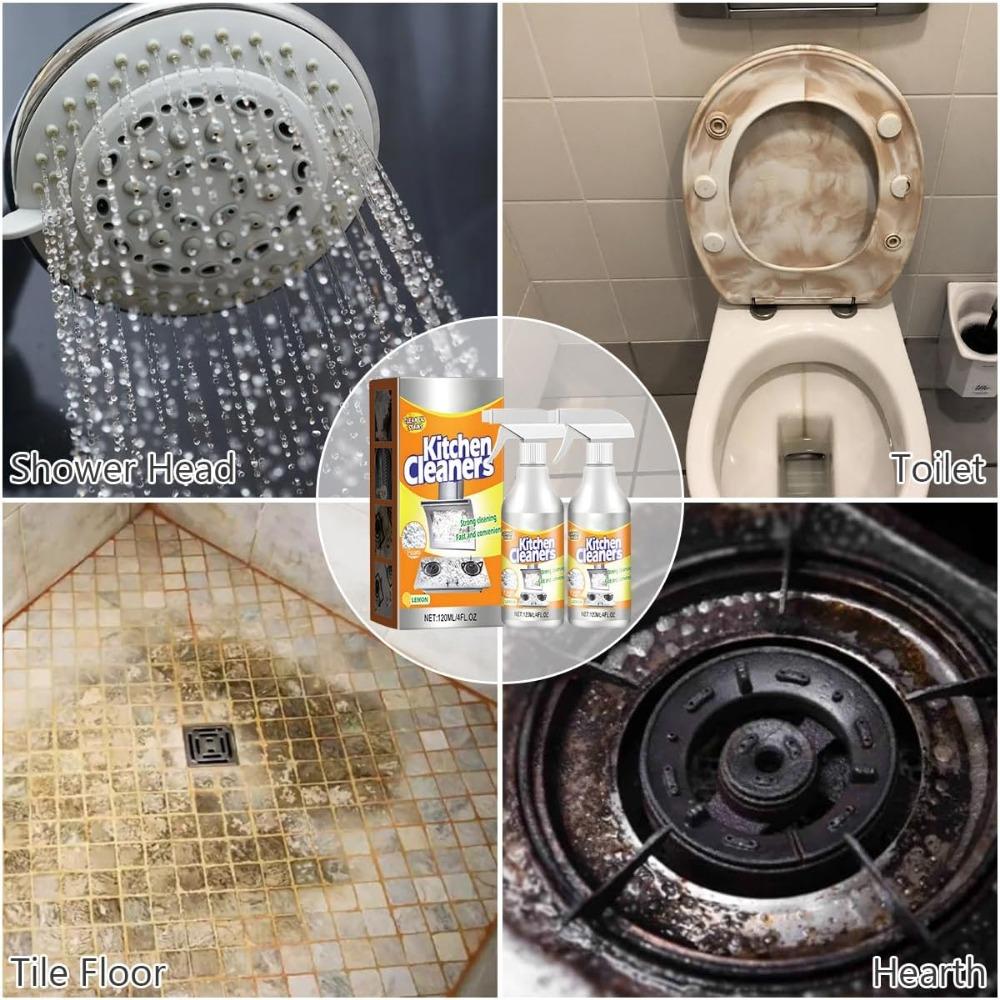 Kitchen Foam Cleaner – Powerful All-Purpose Cleaner for Ovens, Range Hoods, Pots, Pans & Grease Stains Fast-Acting, Non-Toxic