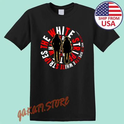 THE WHITE STRIPES Men's Black Size S-5XL