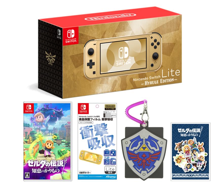 

Nintendo Switch Lite Hyrule Edition The Legend of Zelda Carimono of Wisdom Licensed LCD protective film for Nintendo Switch Lite Shock absorption