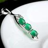 Luxury Wedding Necklace For Women Green Cubic Zirconia Trendy Party Jewelry Elegant Accessory  Design