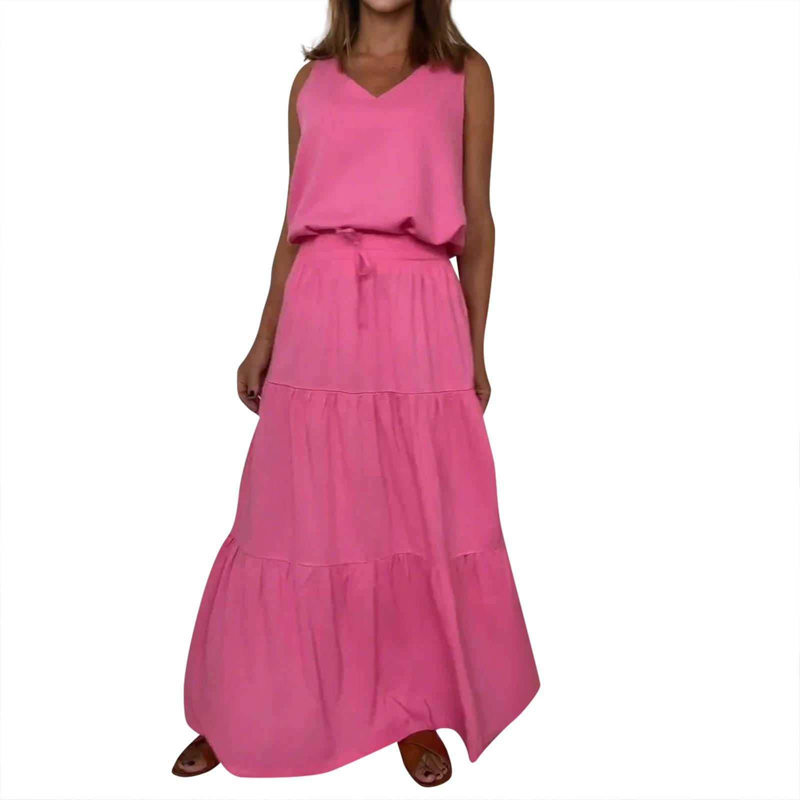 

Женский повседневный сарафан длиной до колена, модное удобное платье S