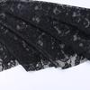 Gothic See Through Shrug Tops Grunge Aesthetic Black Flare Sleeve Crop Top Women Streetwear Vintage Punk Sexy Clothing