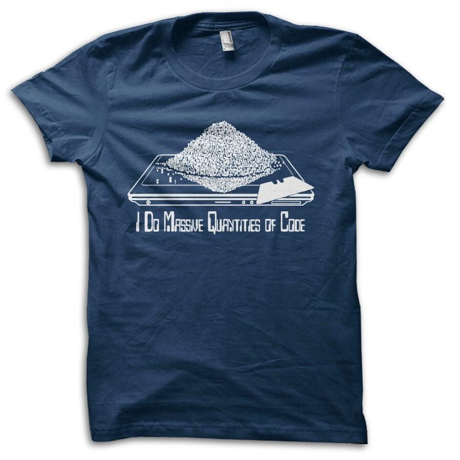 Coding I Do Massive Quantities Of Code Funny Programmer Joke T-Shirt M5721 S разноцветный