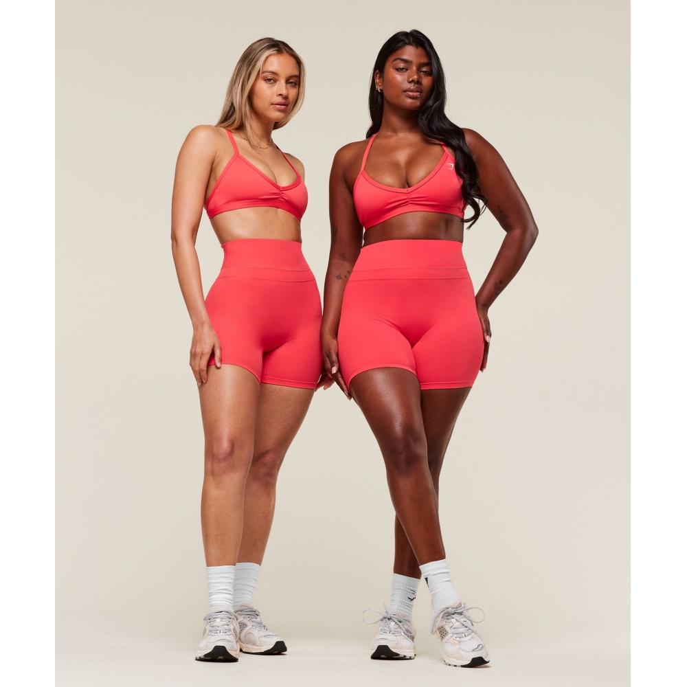 Gymshark Whitney Shorts Coral Red B3c8r Rb0y