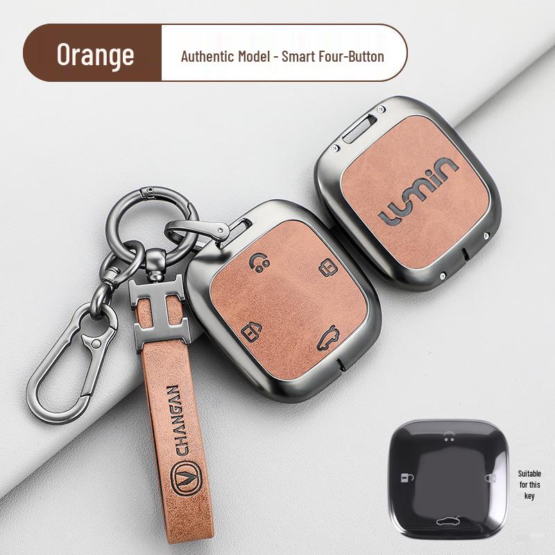 Changan Nuomi Corn Key Case: Lumin Square Candy Car Key Shell for Men & Women