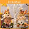 Harvest Season Scarecrow Ornament For Thanksgiving Adorable Boy And Girl Decor