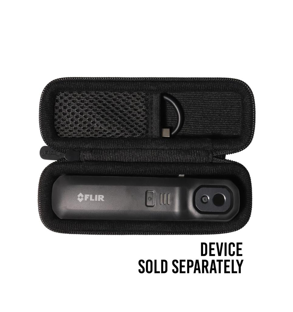 Alltravel Thermal Imager Organizer Case for FLIR ONE EDGE PRO Wireless 160x120 Thermal Camera (Black)