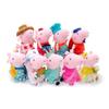 30CM Anime Peppa Pig George Plush Stuffed Toys Pig Mom Dad Family Full Series Model Doll Anime Figure Children's Birthday Gifts