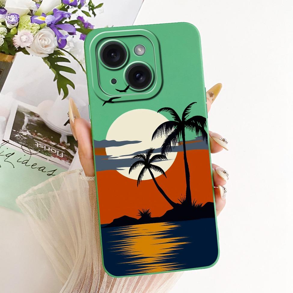 6.1'' Casing For iPhone 15 Case Fashion Cartoon Cute Funny Painted Silicone Phone Cover A3090 A2846 A3089 A3092