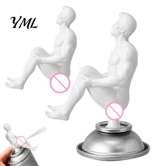 Reusable Spray Head 1/2Pcs Human Body Can Nozzle, 3D Printed Men Decorative PLA Nozzle Tip for Bottle, Squirter Attachment