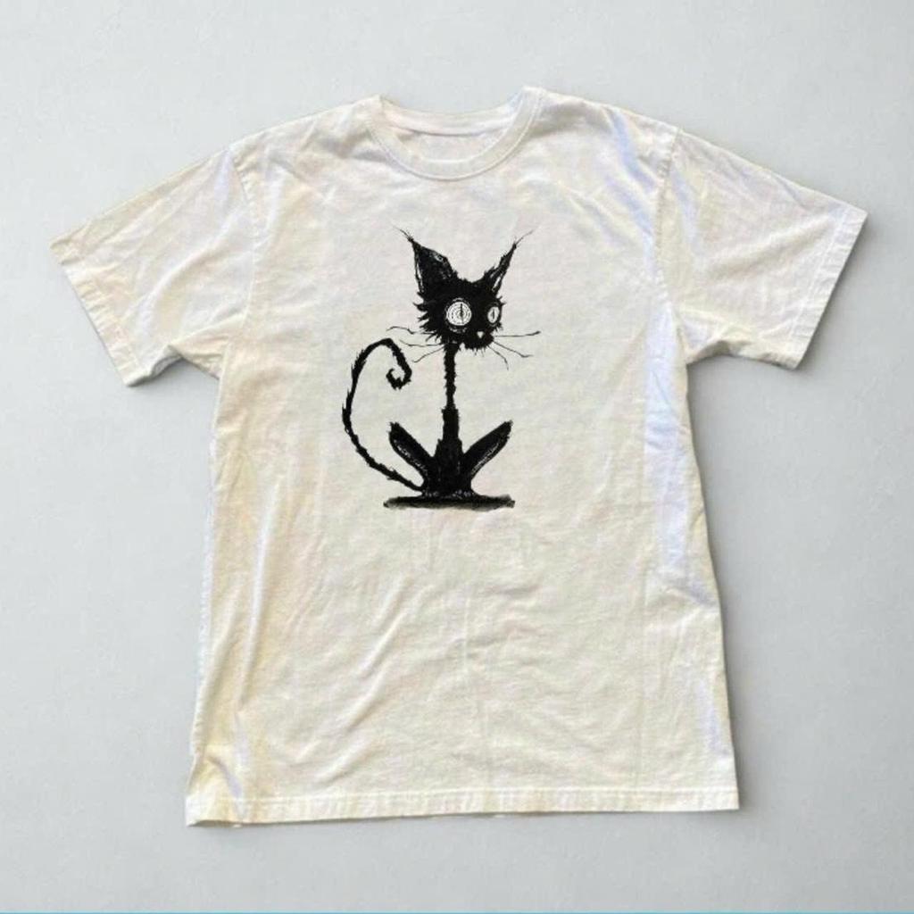 Retro Cat Cartoon Unisex T-shirt S-5XL